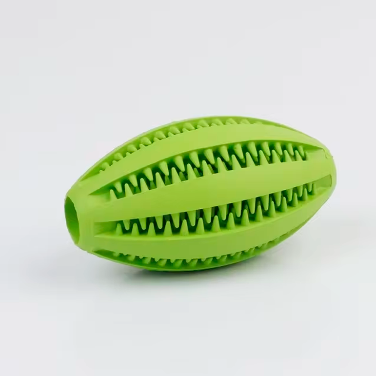 Pelota rugby anti-stress para perro