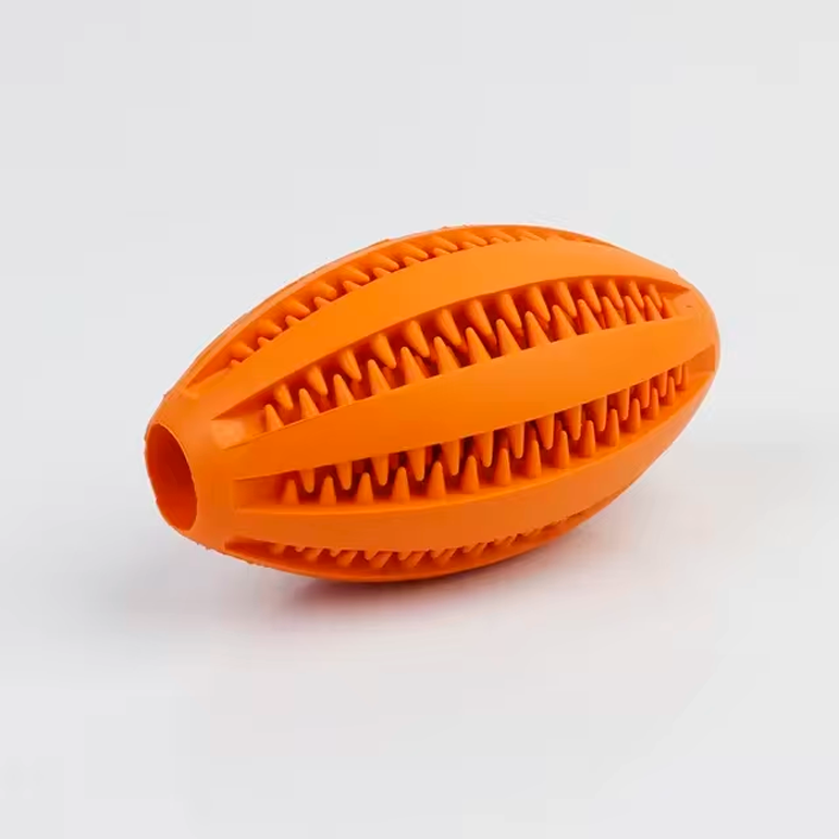 Pelota rugby anti-stress para perro