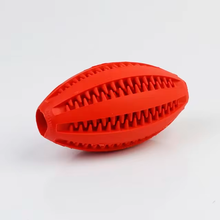 Pelota rugby anti-stress para perro